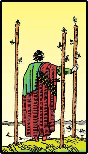 three of wands tarot card