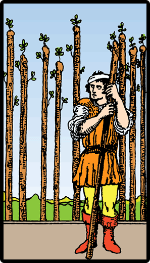 9-nine of wands tarot card